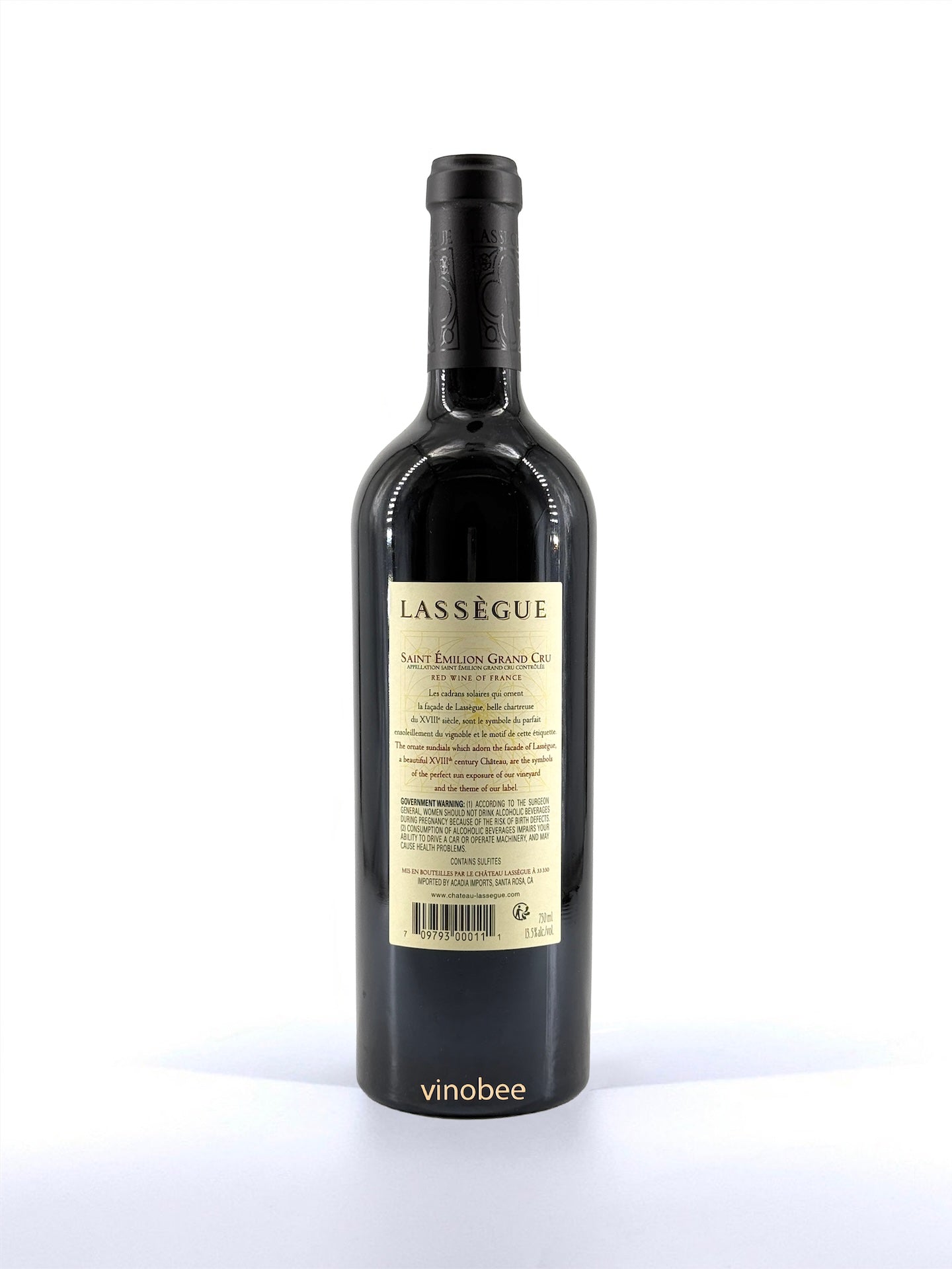 Chateau Lassegue Les Cadrans de Lassegue Grand Cru