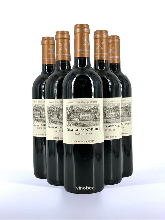 6 Bottles Château Saint-Pierre Saint-Julien Grand Cru Classé Red Bordeaux Blend