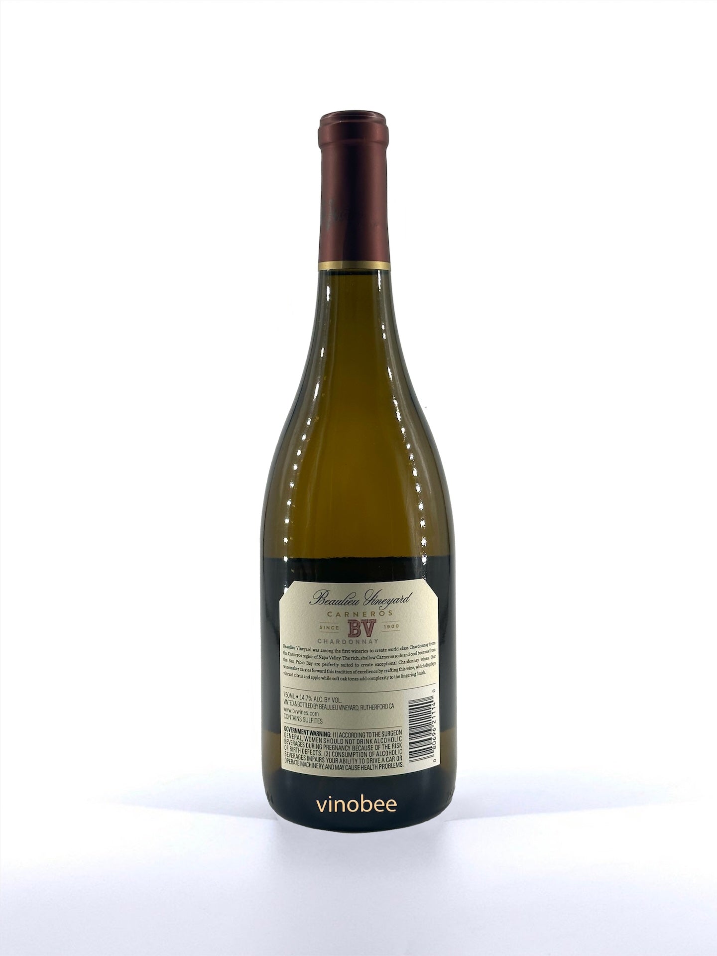 Beaulieu Vineyard Carneros Napa Valley Chardonnay