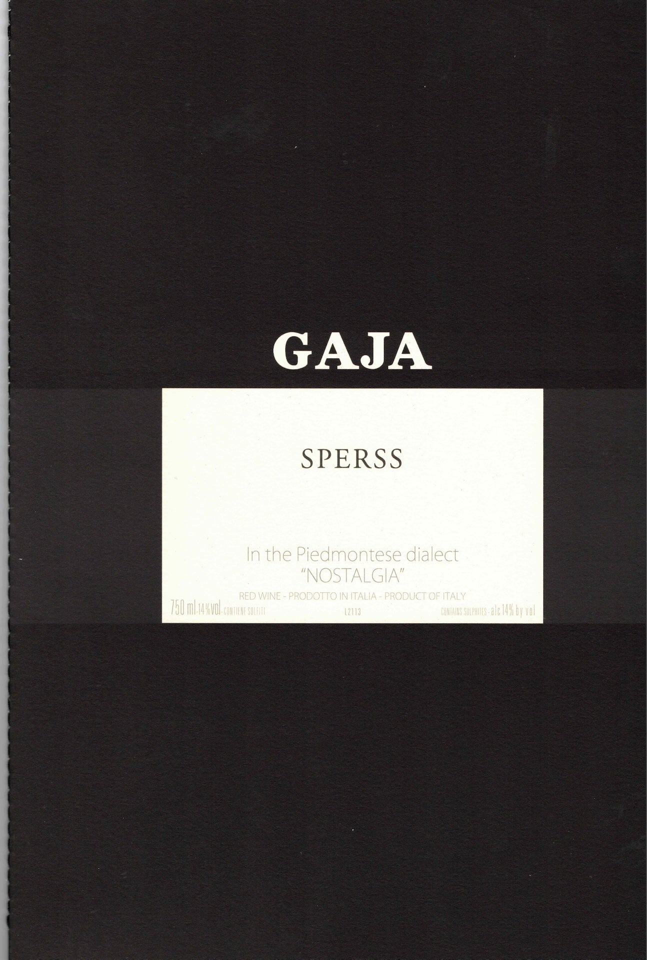 Gaja Sperss Barolo Nebbiolo