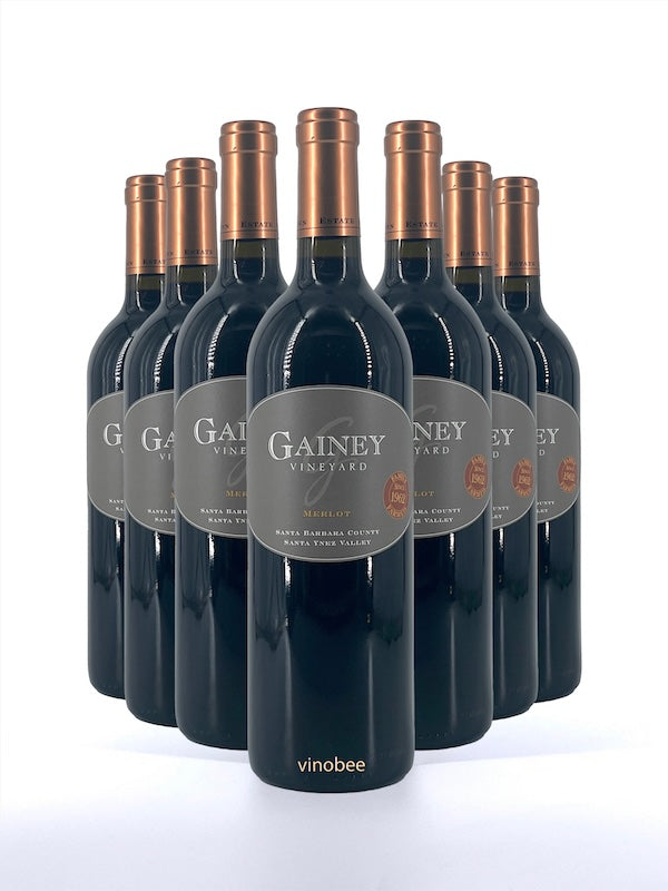 12 Bottles Gainey Vineyards Santa Ynez Valley Merlot