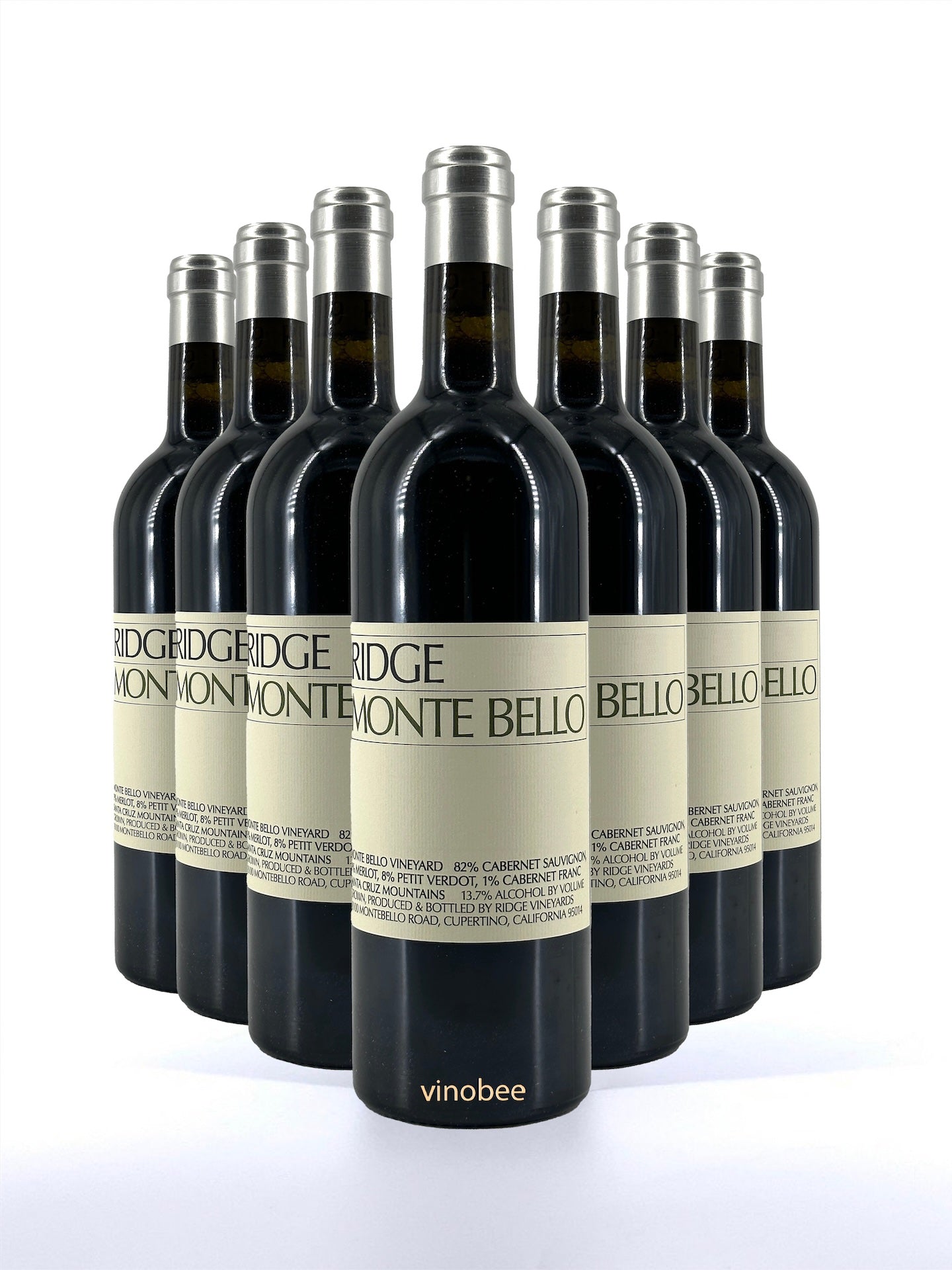 12 Bottles Ridge Vineyards Monte Bello Santa Cruz Mountains Red Blend