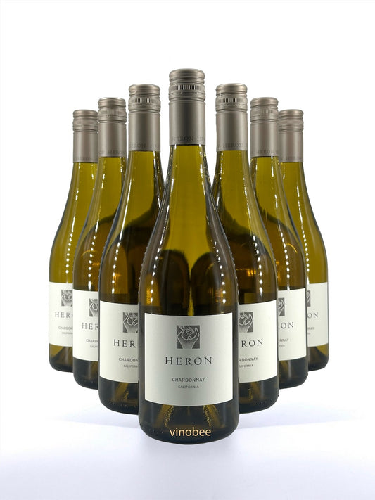 12 Bottles Heron Wines California Chardonnay