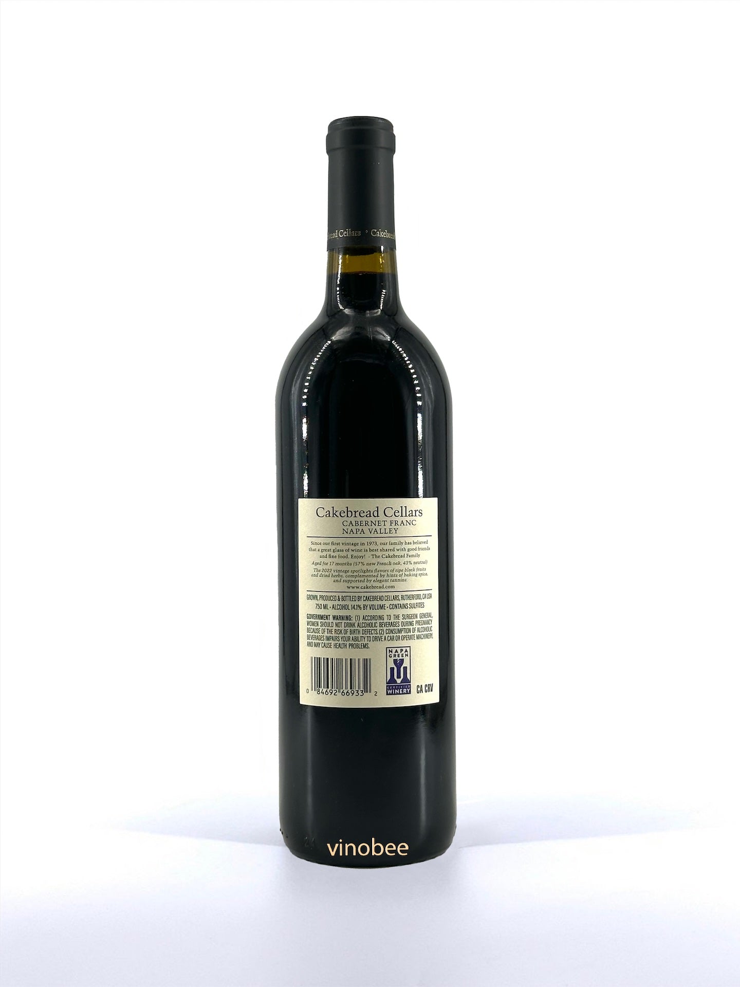 Cakebread Cellars Cabernet Franc Napa Valley