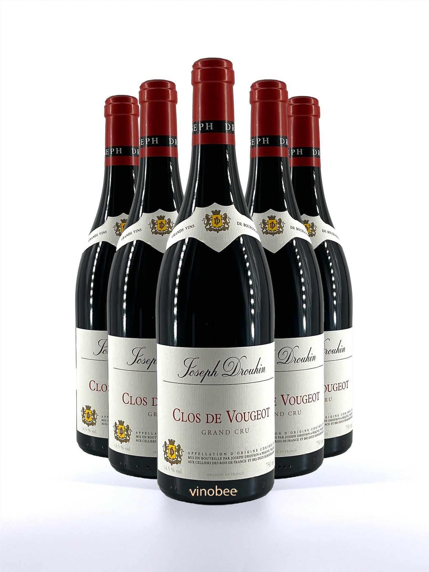 6 Bottles Joseph Drouhin Clos Vougeot Grand Cru