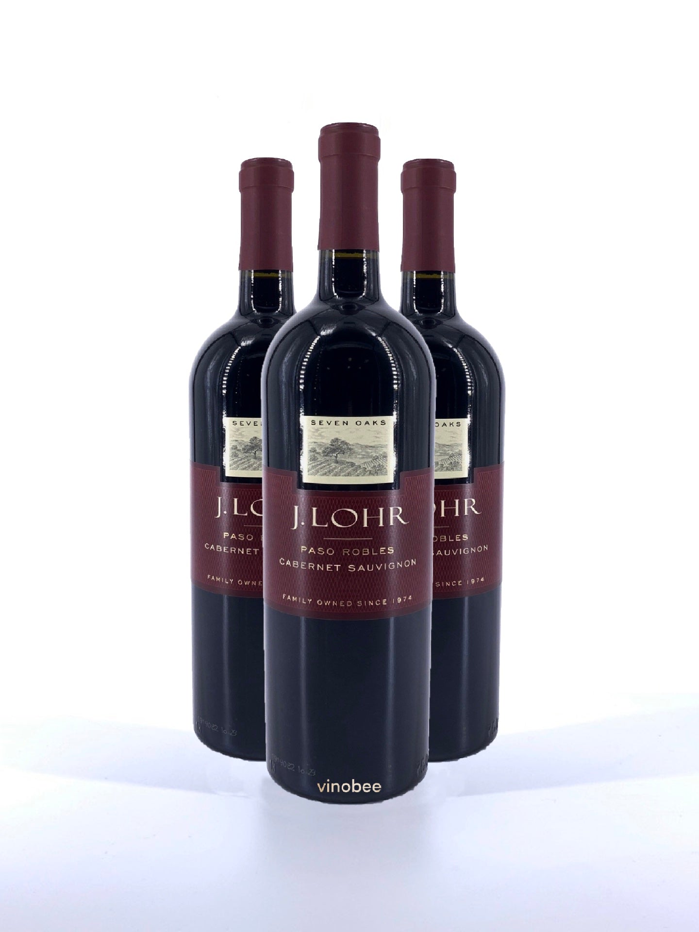 3 Bottles J. Lohr Cabernet Sauvignon Seven Oaks
