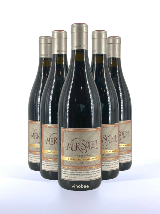 6 Bottles Mer Soleil Pinot Noir Reserve Santa Lucia Highlands