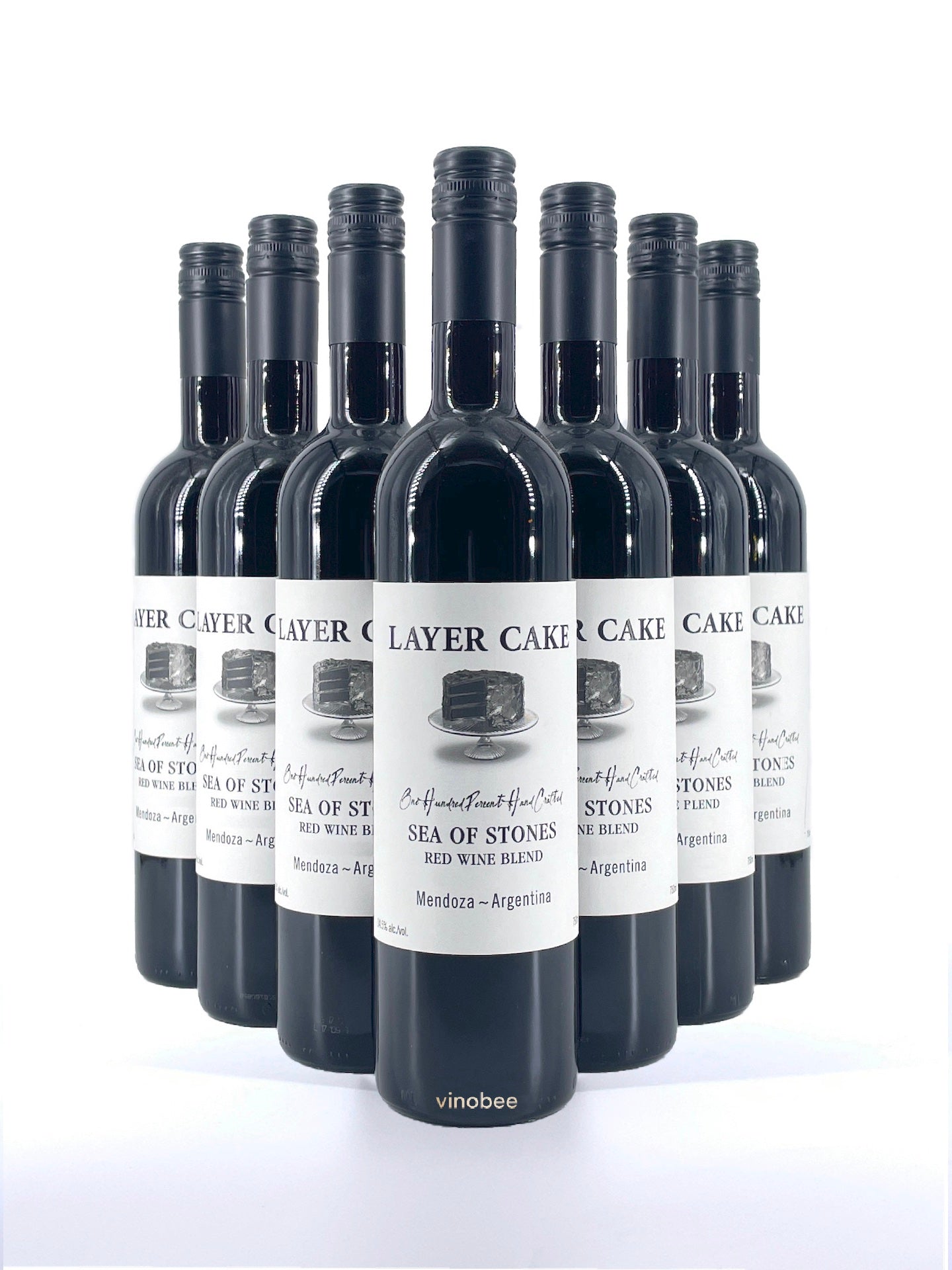 12 Bottles Layer Cake Sea of Stones Red Blend 750ml N.V.