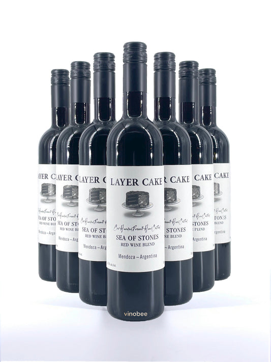 12 Bottles Layer Cake Sea of Stones Red Blend 750ml N.V.