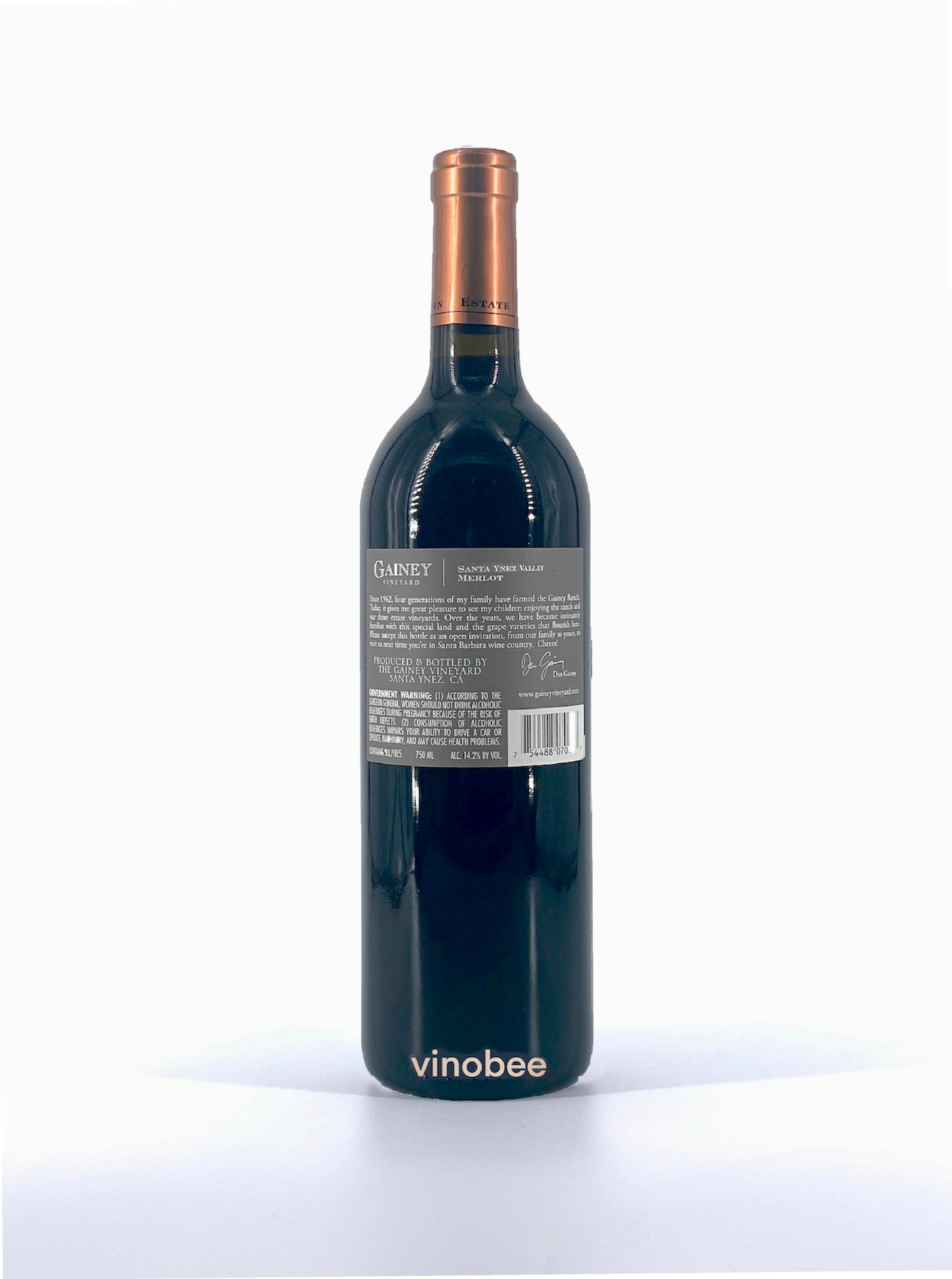 Gainey Vineyards Santa Ynez Valley Merlot