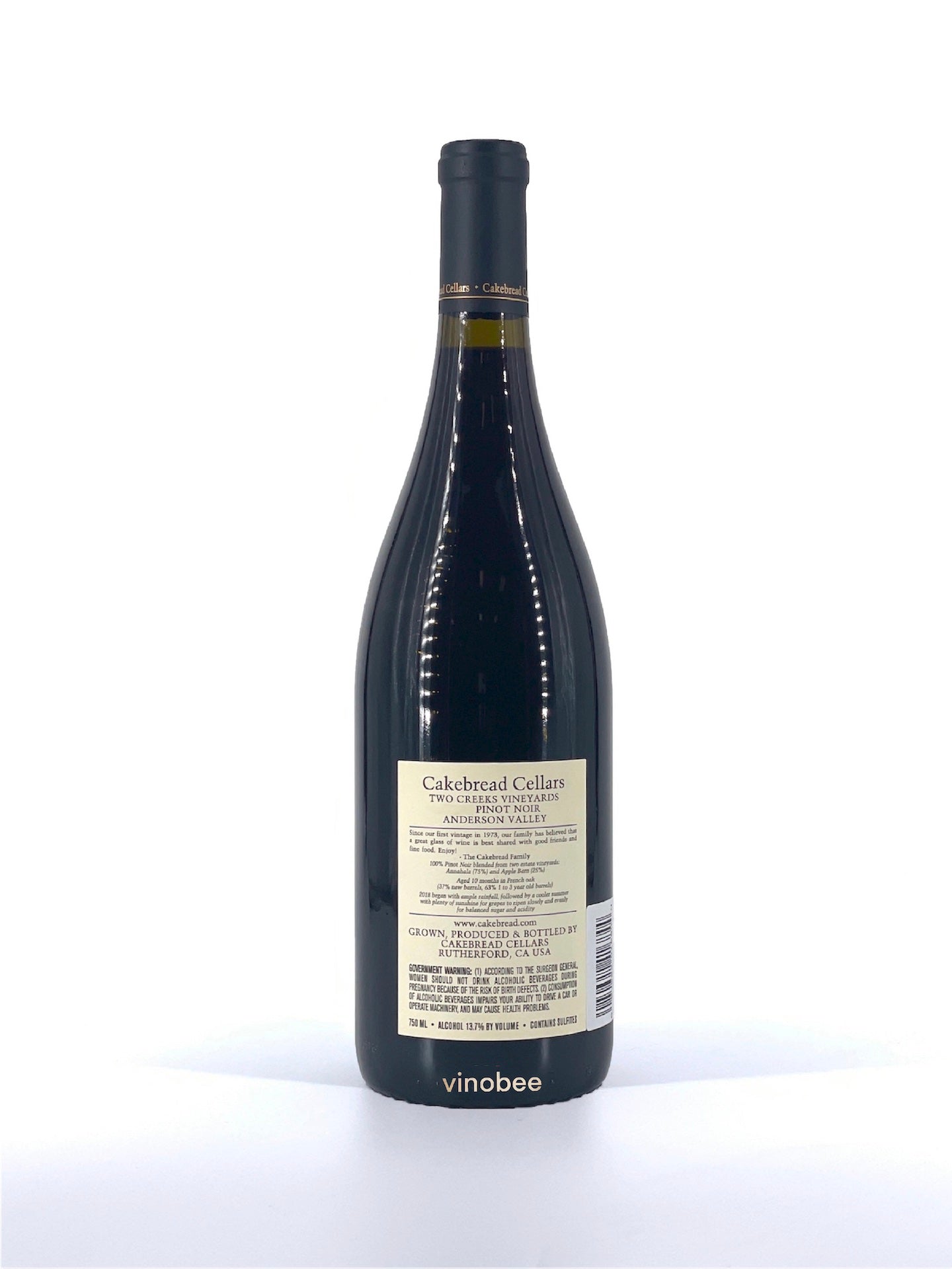 Cakebread Two Creeks Pinot Noir Anderson Valley