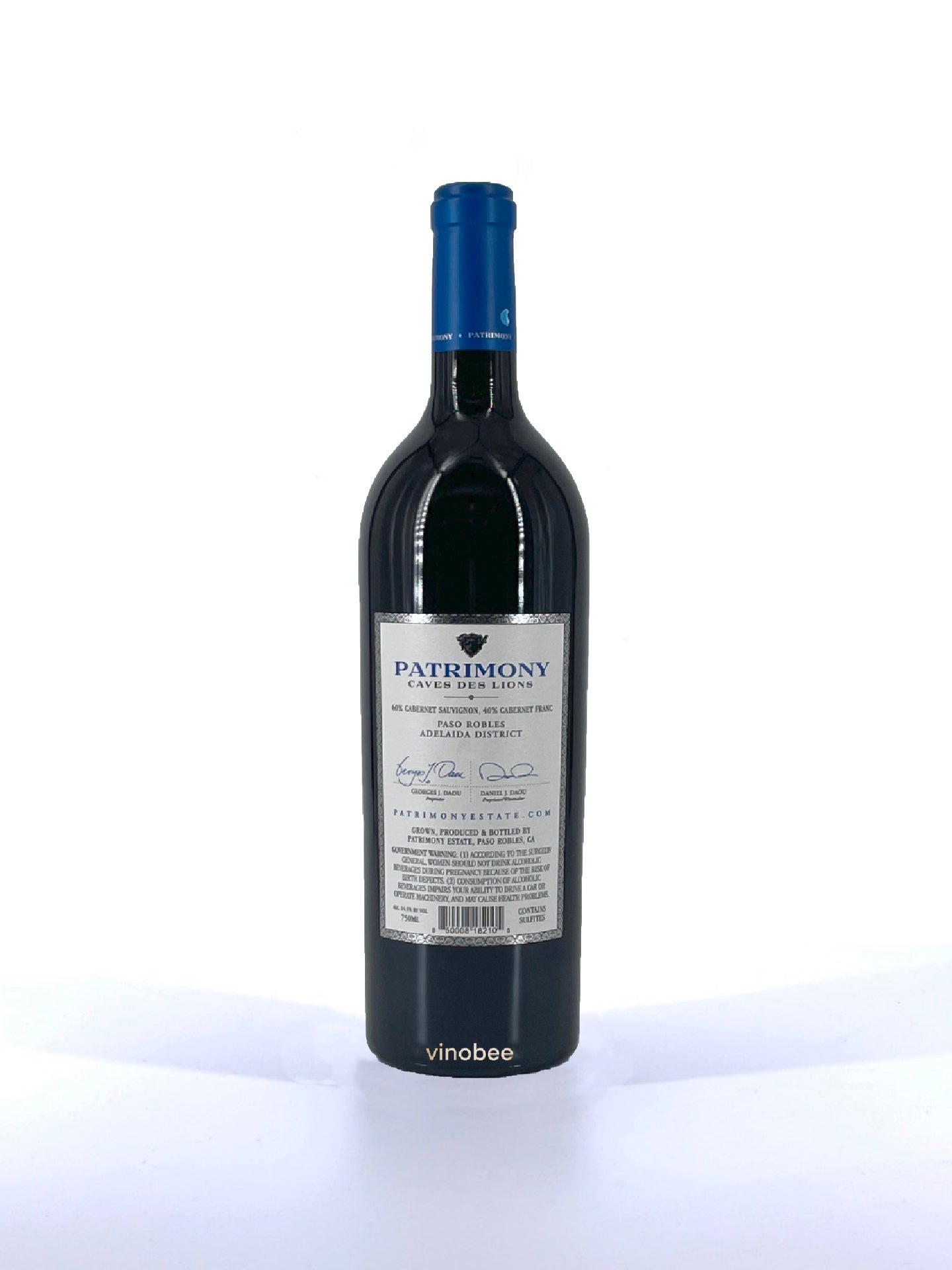 DAOU Patrimony Cave Des Lions Adelaida District Paso Robles Red Blend