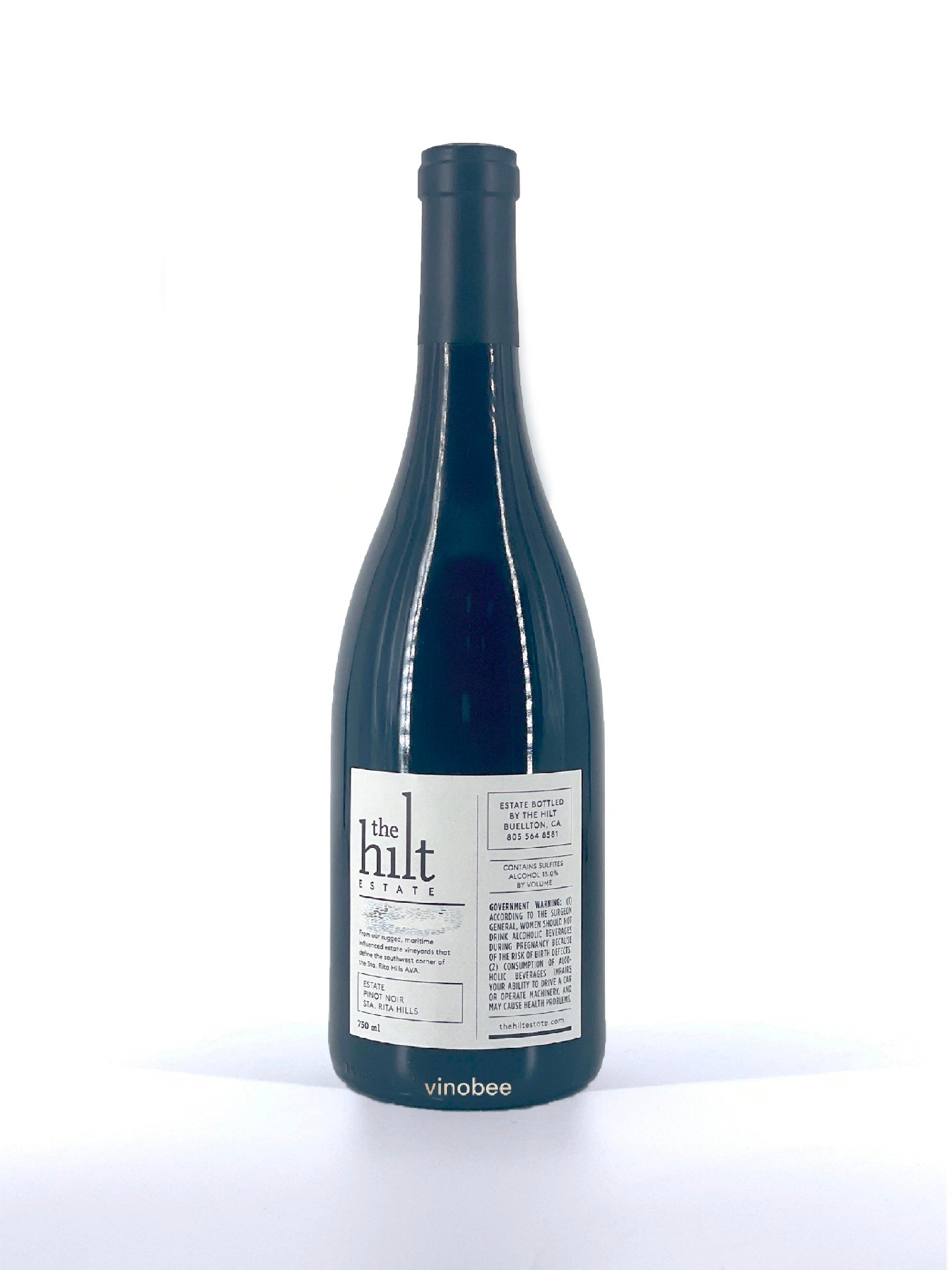 6 Bottles The Hilt Estate Pinot Noir Sta. Rita Hills 2018 750ml