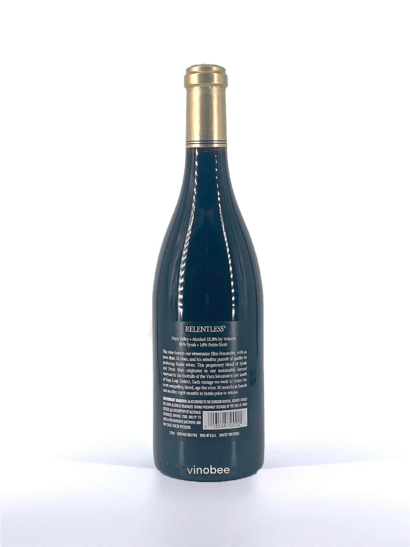 Shafer Relentless Napa Valley Syrah