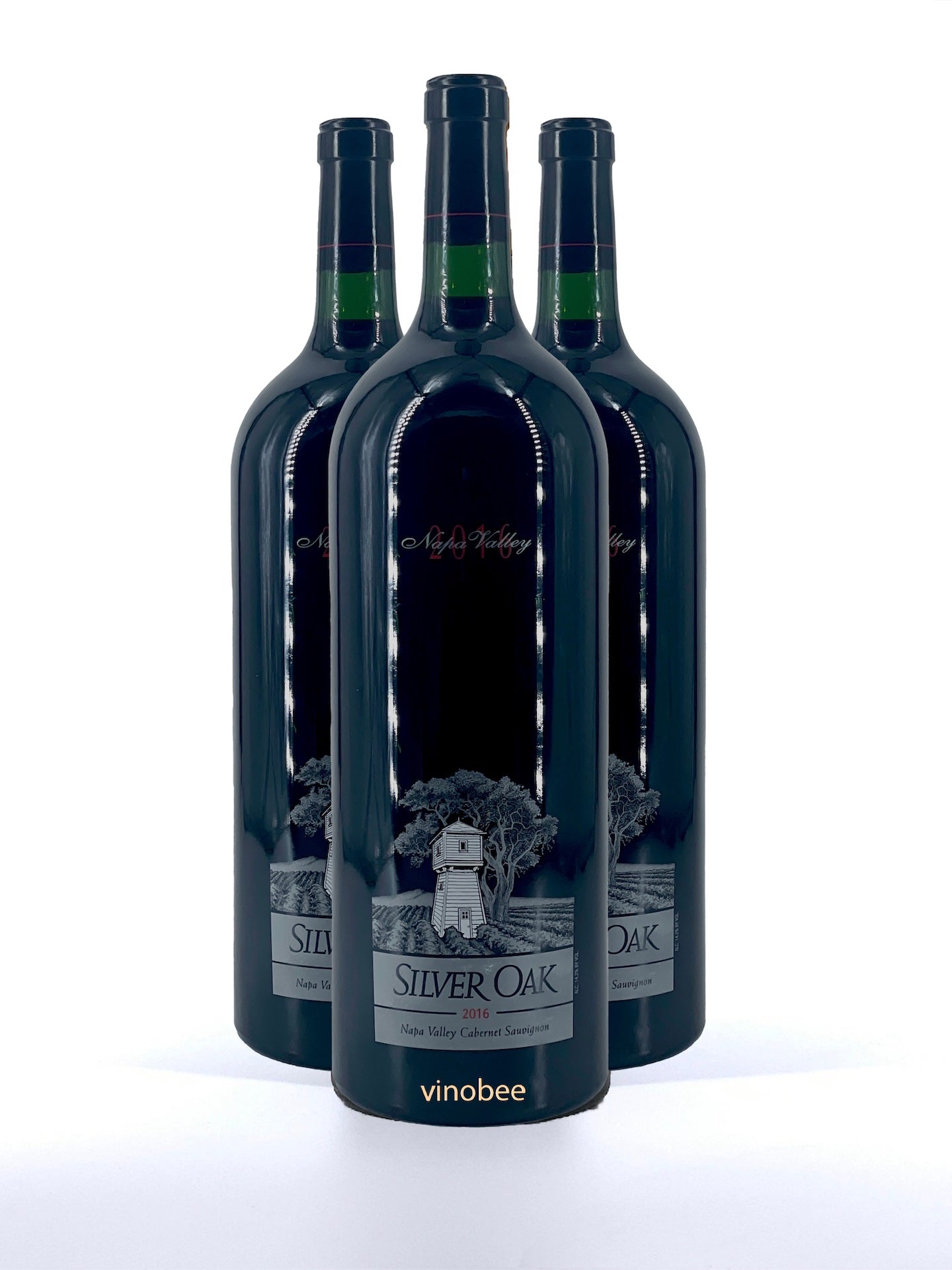3 Bottles Silver Oak Napa Valley Cabernet Sauvignon 2016 1.5L