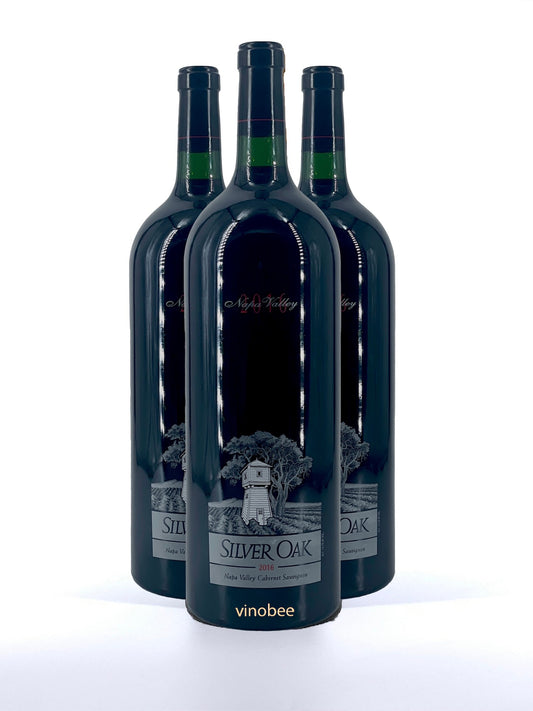 3 Bottles Silver Oak Napa Valley Cabernet Sauvignon 2016 1.5L