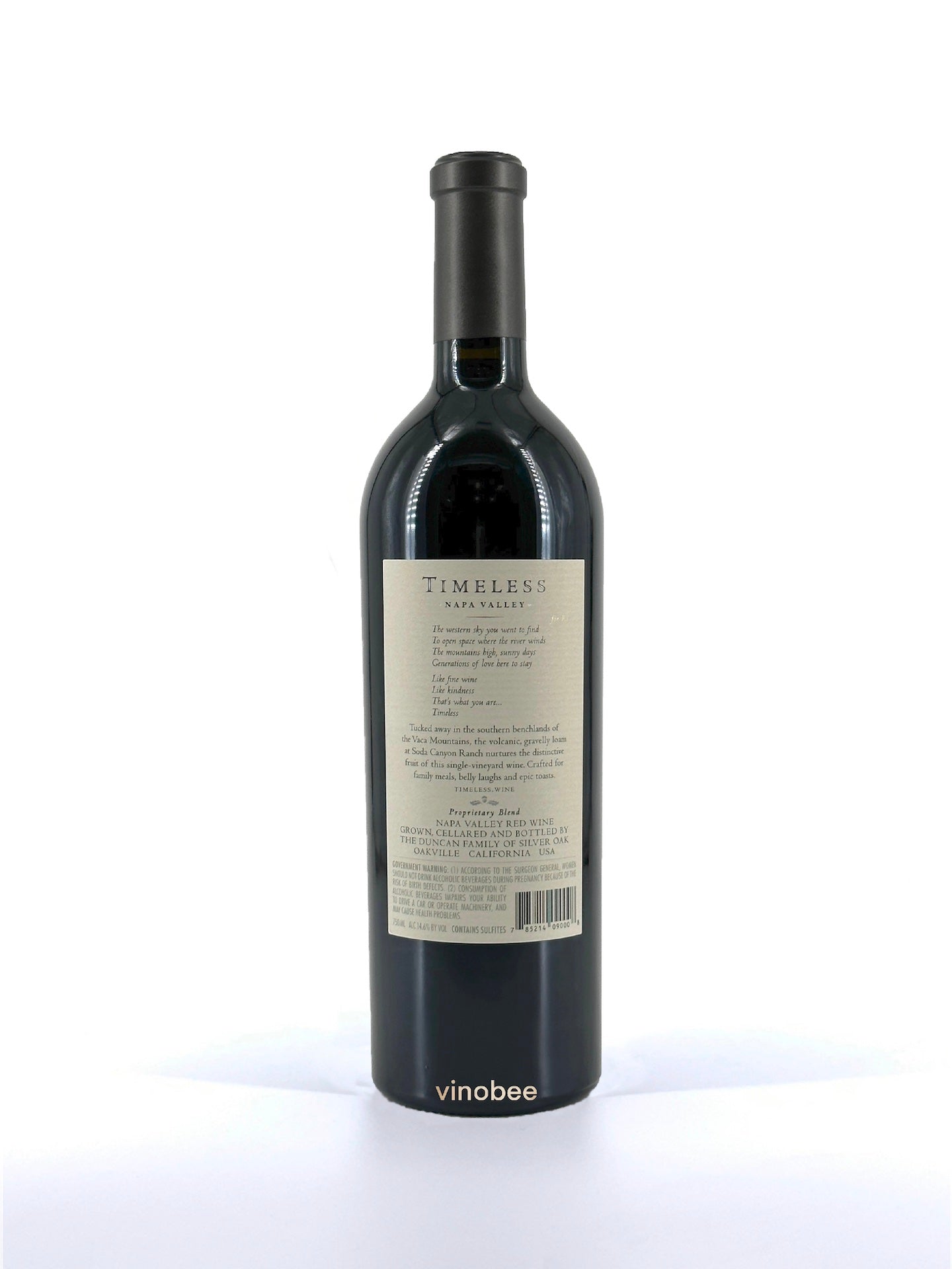 3 Bottles Timeless Napa Valley Red Wine 2019 750ML