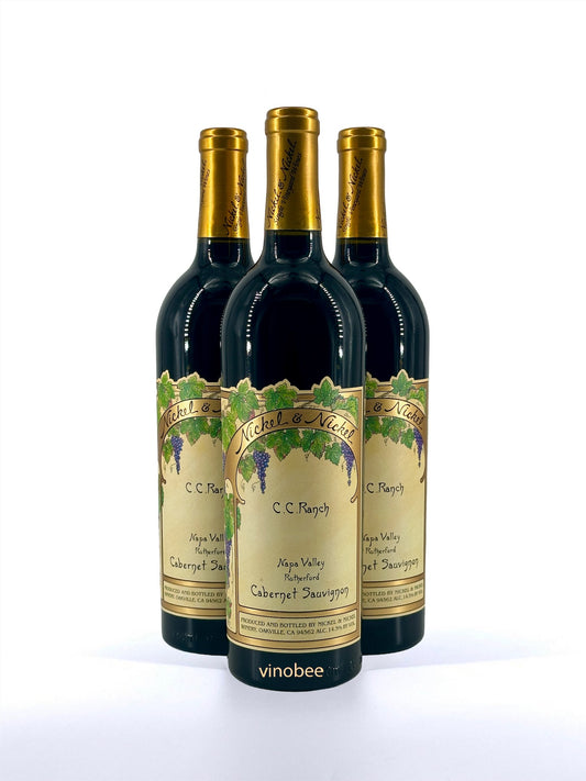 3 Bottles Nickel & Nickel C.C. Ranch Cabernet Sauvignon
