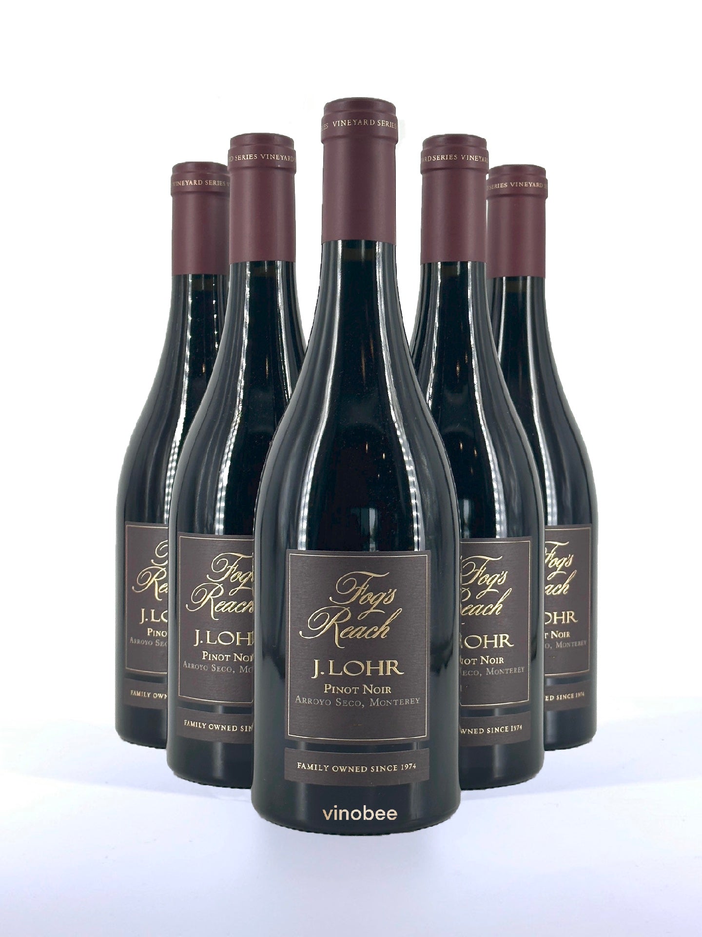 6 Bottles J. Lohr Fog's Reach Pinot Noir 2020 750ML