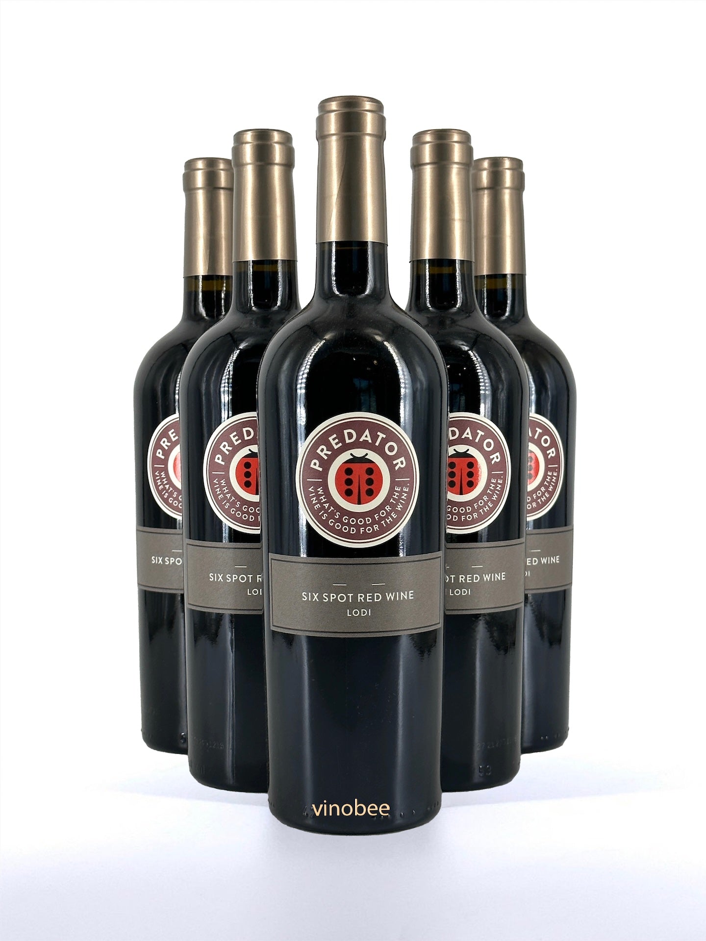 6 Bottles Predator Six Spot Lodi Red Blend