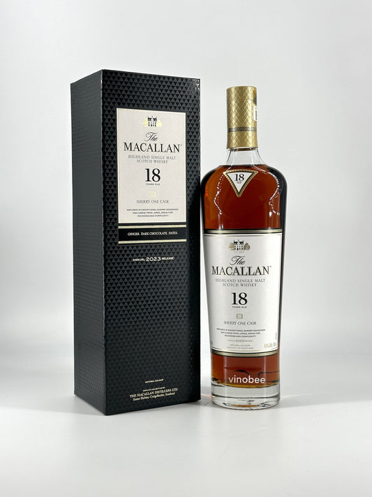 The Macalllan Sherry Oak 18 Year Old Highland Single Malt Scotch Whisky 750ml