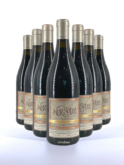 12 Bottles Mer Soleil Pinot Noir Reserve Santa Lucia Highlands 2017 750ML