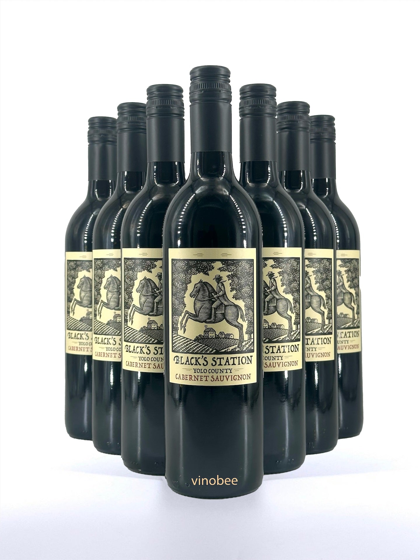 12 Bottles Black's Station Yolo County Cabernet Sauvignon 2022 750ml