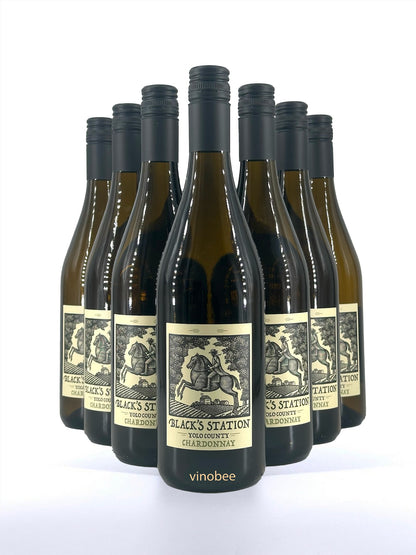 12 Bottles Black's Station Yolo County Chardonnay 2023 750ml