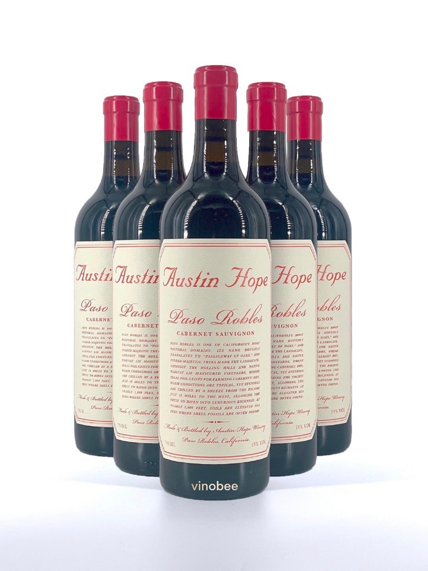 6 Bottles Austin Hope Paso Robles Cabernet Sauvignon