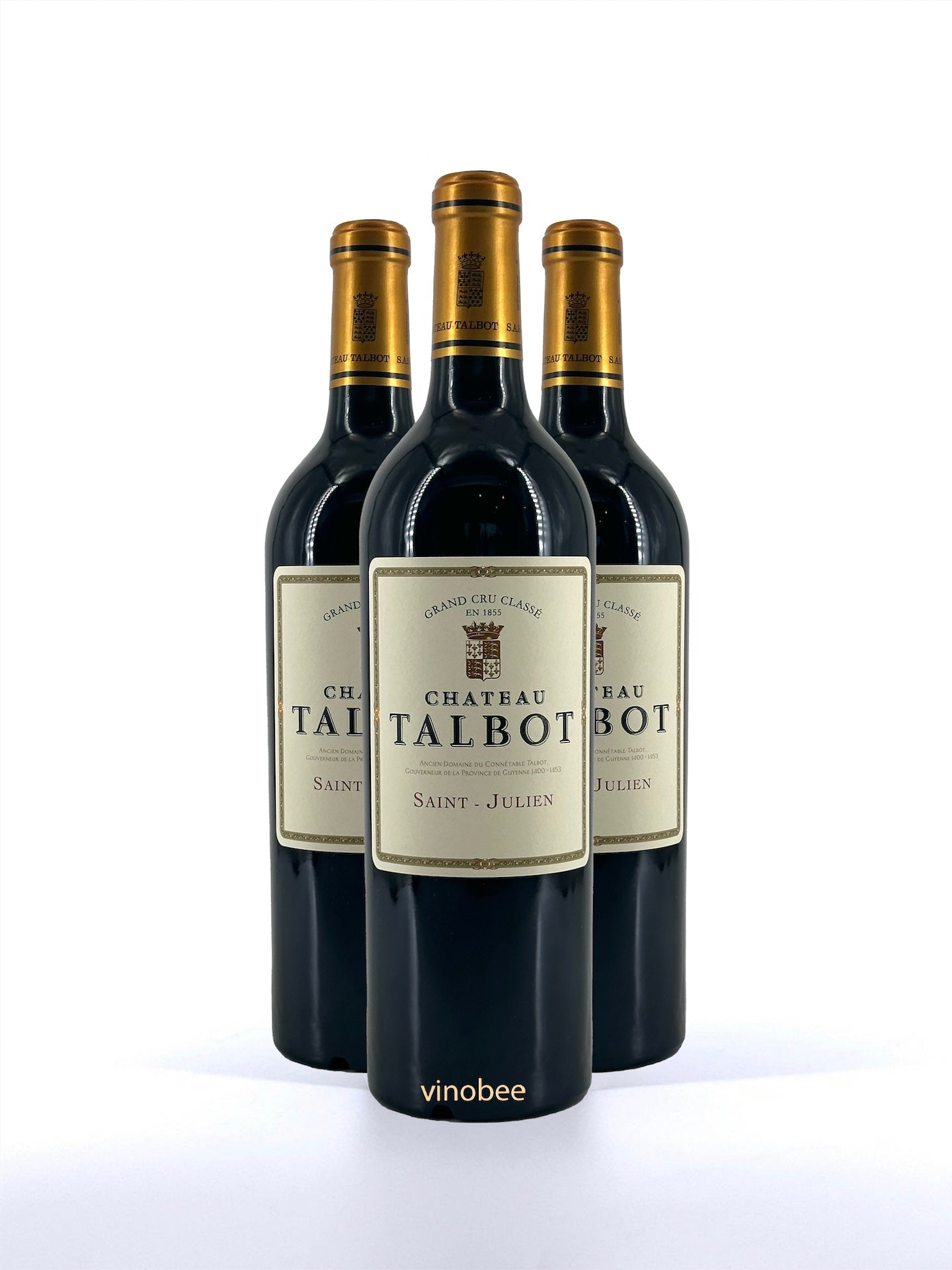 3 Bottles Château Talbot Saint-Julien (Grand Cru Classé) Red Bordeaux Blend