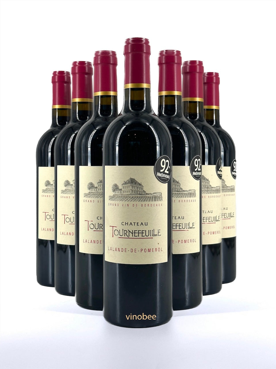 12 Bottles Chateau Tournefeuille Lalande-De-Pomerol Red Bordeaux Blend 2020 750ml