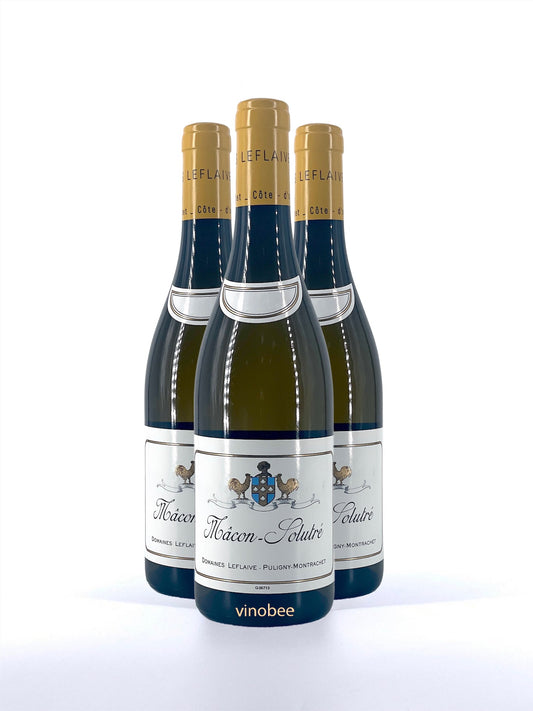 3 Bottles Domaine Leflaive Mâcon-Solutré-Pouilly Chardonnay