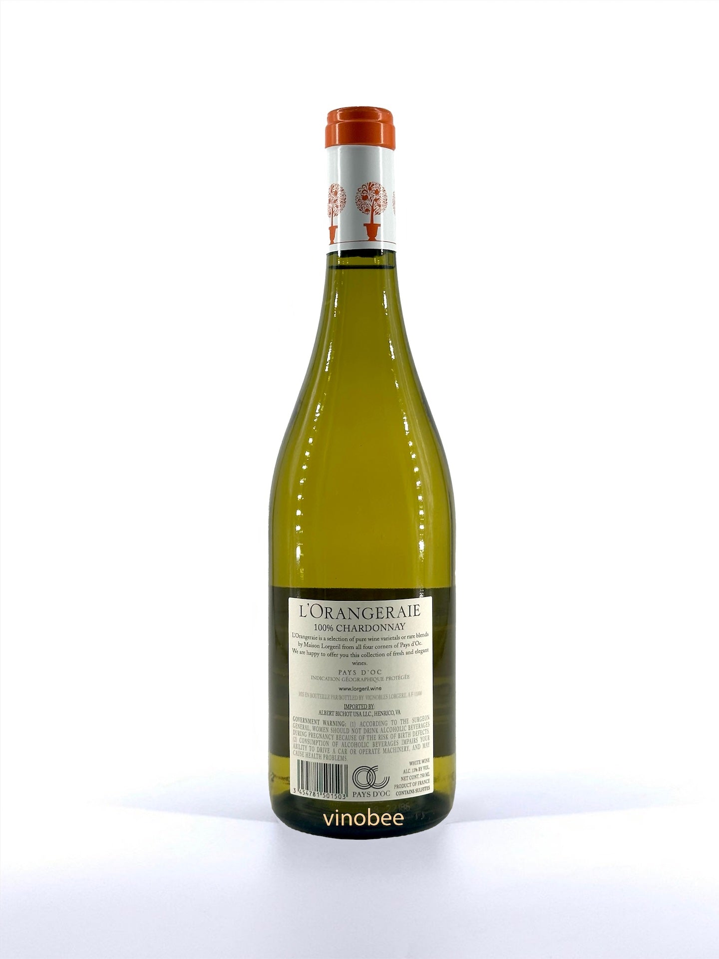 L'Orangeraie Chardonnay 2021 750ml