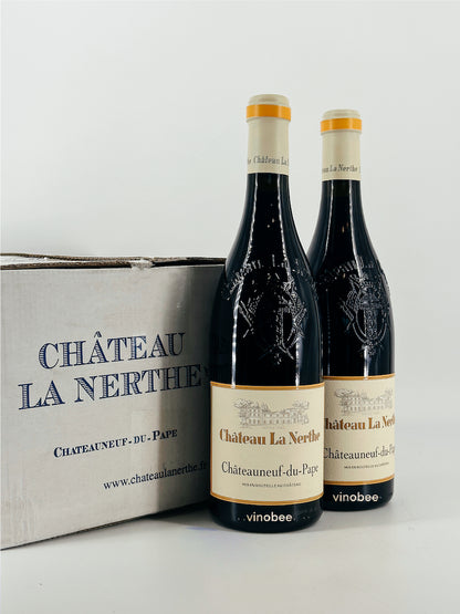 6 Bottles Château La Nerthe Châteauneuf-du-Pape Southern Rhone Blend 2019 750ML