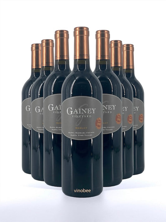 12 Bottles Gainey Vineyards Santa Ynez Valley Merlot 2019 750ml