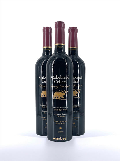 3 Bottles Cakebread Dancing Bear Ranch Cabernet Sauvignon Howell Mountain Napa Valley