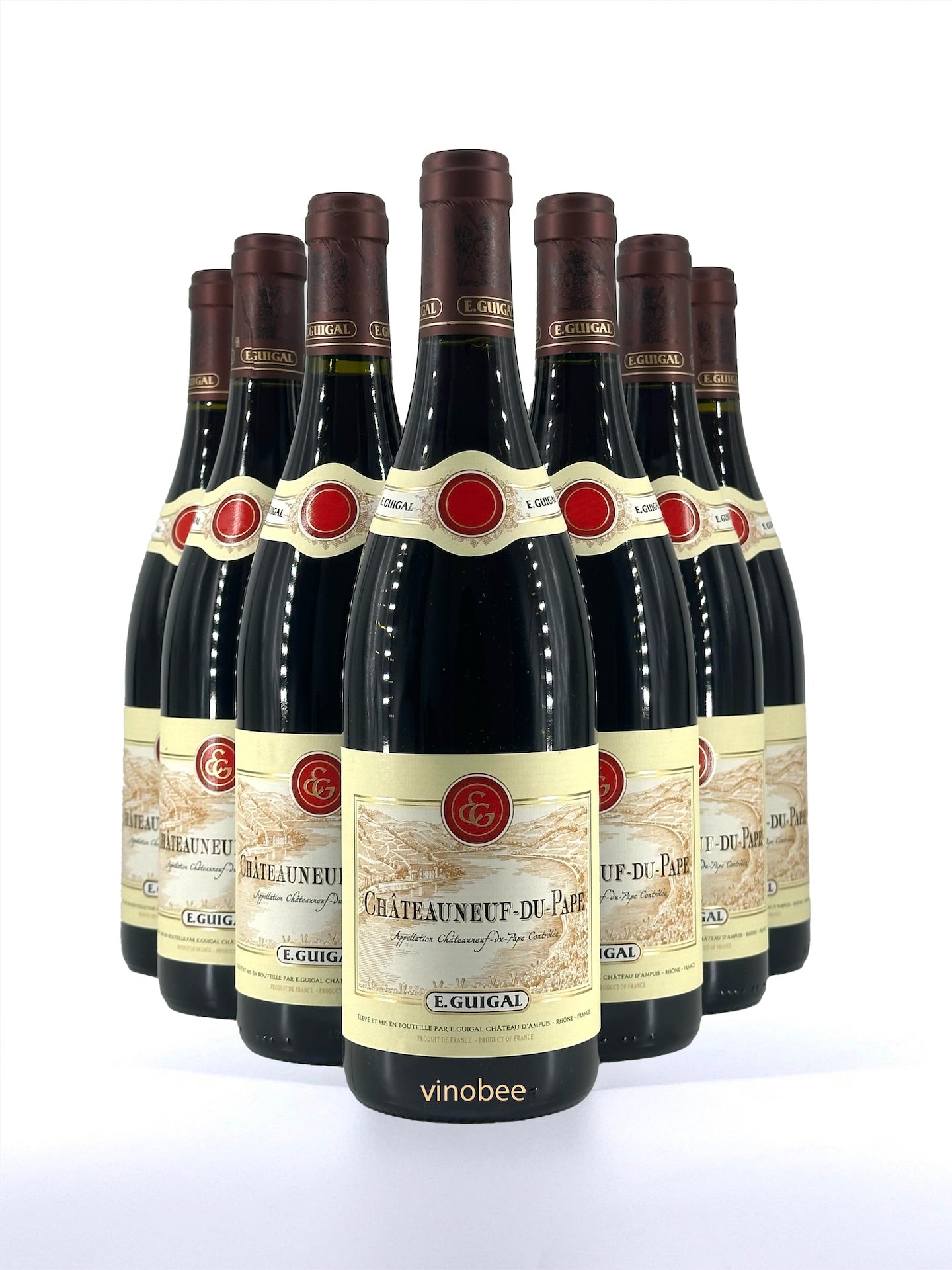 12 Bottles E. Guigal Chateauneuf-du-Pape Red Rhone Blend