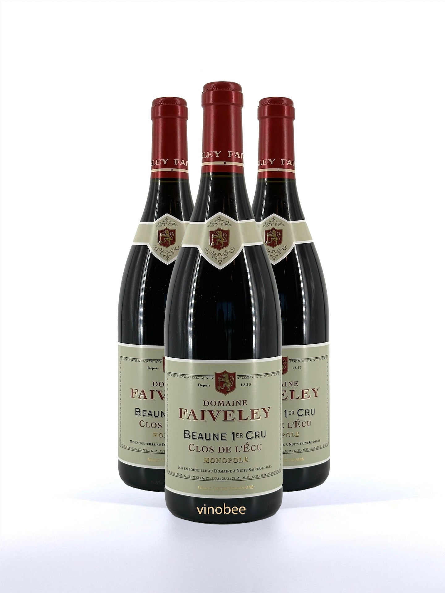 3 Bottles Domaine Faiveley Beaune Clos De L'Ecu Monopole Pinot Noir