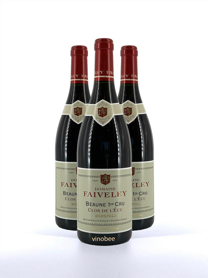 3 Bottles Domaine Faiveley Beaune Clos De L'Ecu Monopole Pinot Noir