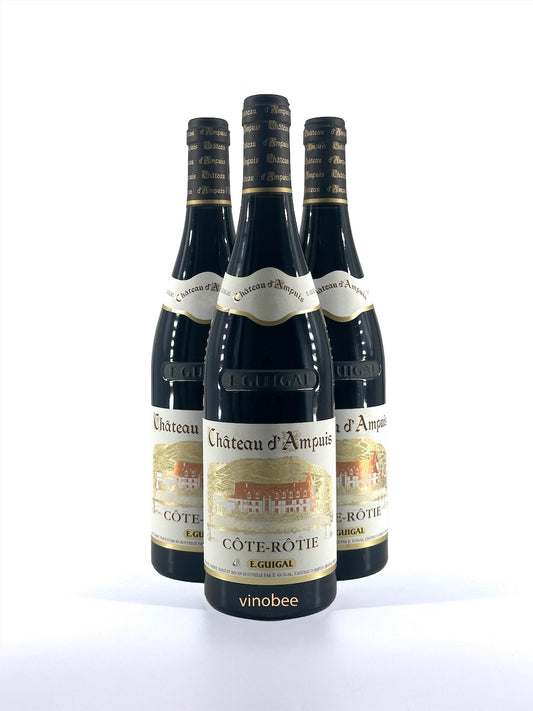 3 Bottles E. Guigal Château d'Ampuis Côte-Rôtie Syrah