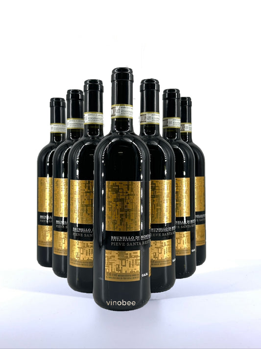 12 Bottles Gaja Pieve Santa Restituta Brunello di Montalcino 2018 750ML