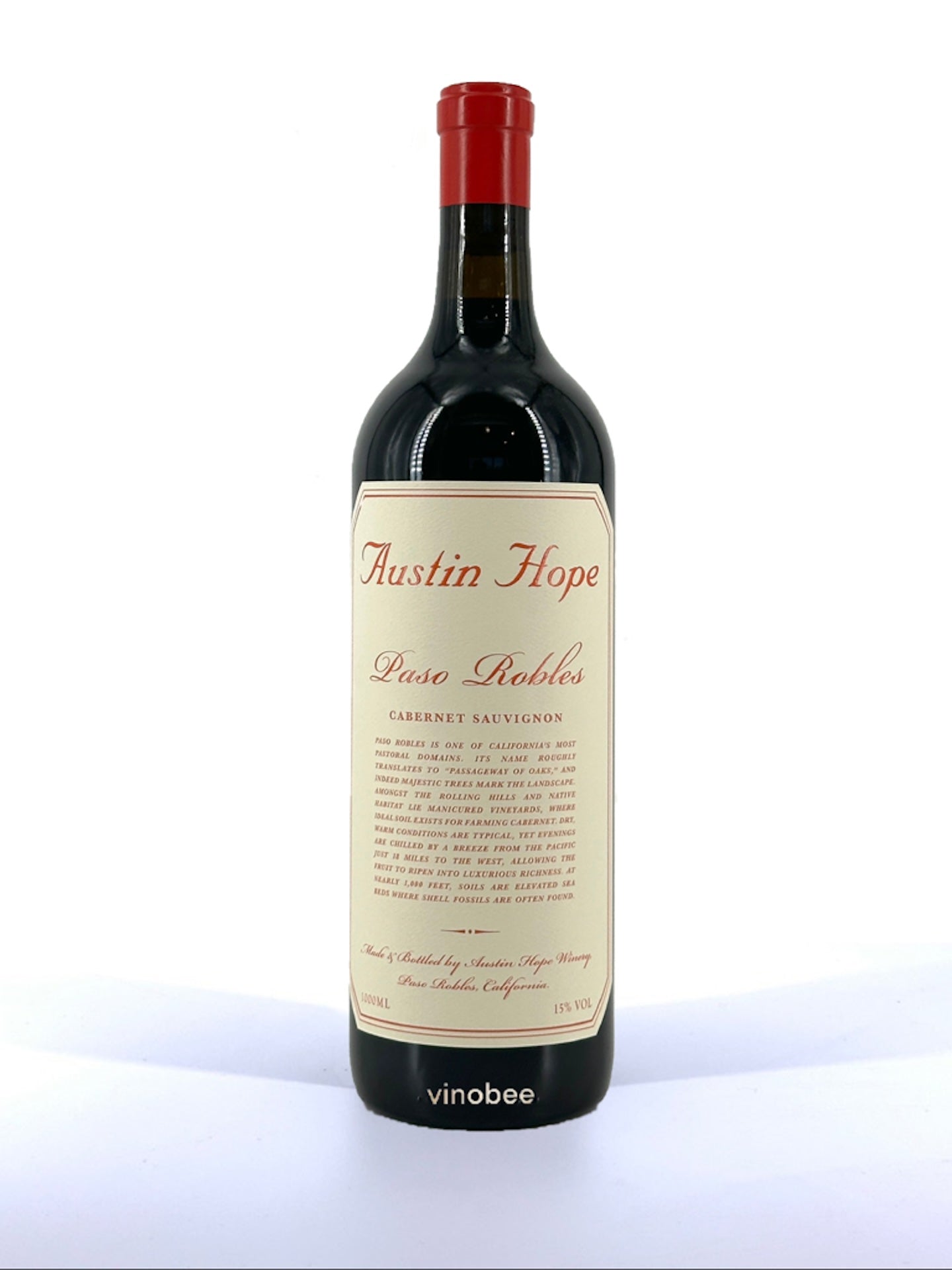 12 Bottles Austin Hope Paso Robles Cabernet Sauvignon 2021 1.0L