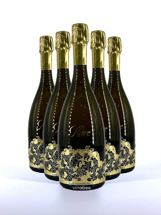 6 Bottles Rare Champagne Rare Brut Champagne (Millésimé) 2013 750ML