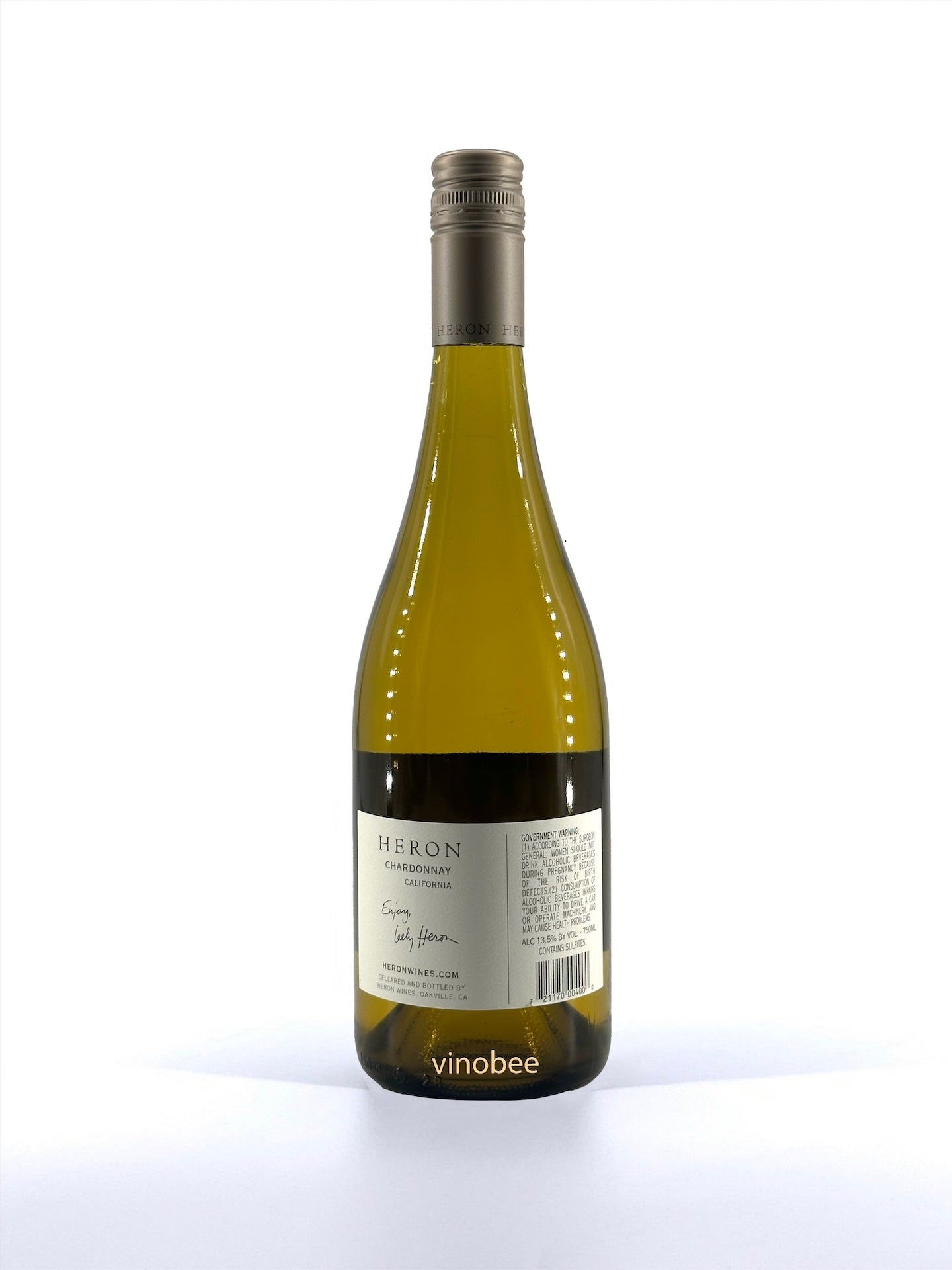 Heron Wines California Chardonnay 2022 750ml