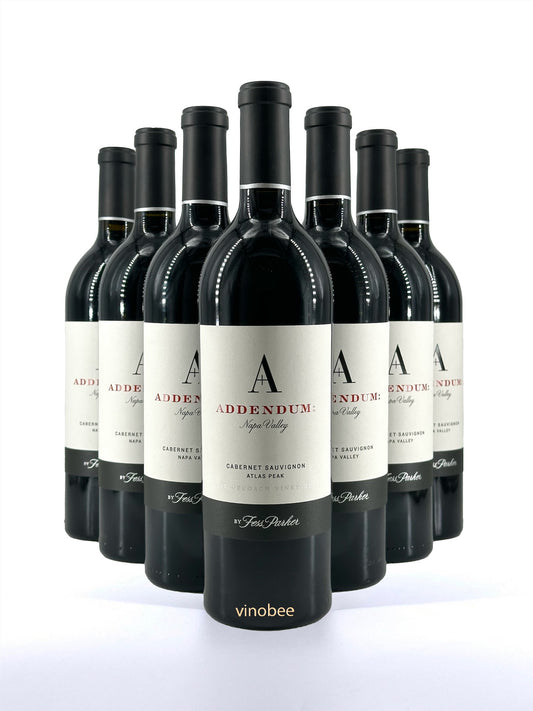 12 Bottles Fess Parker Addendum Cabernet Sauvignon Napa Valley