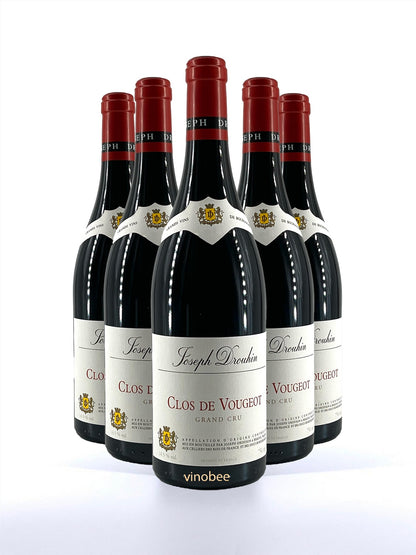 6 Bottles Joseph Drouhin Clos Vougeot Grand Cru