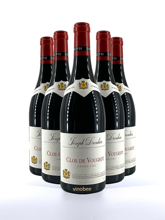 6 Bottles Joseph Drouhin Clos Vougeot Grand Cru