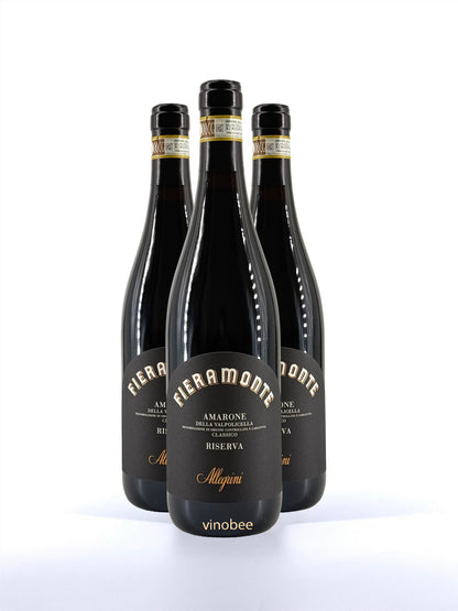 3 Bottles Allegrini Fieramonte Amarone della Valpolicella Rivera