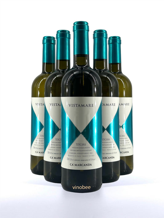 6 Bottles Gaja Ca'Marcanda Vistamare Toscana Bianco