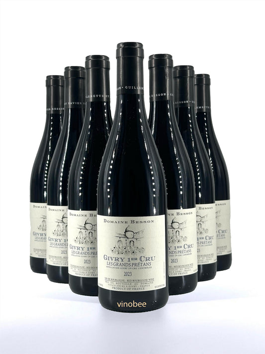 12 Bottles Domaine Besson Givry Les Grands Pretans Premier Cru